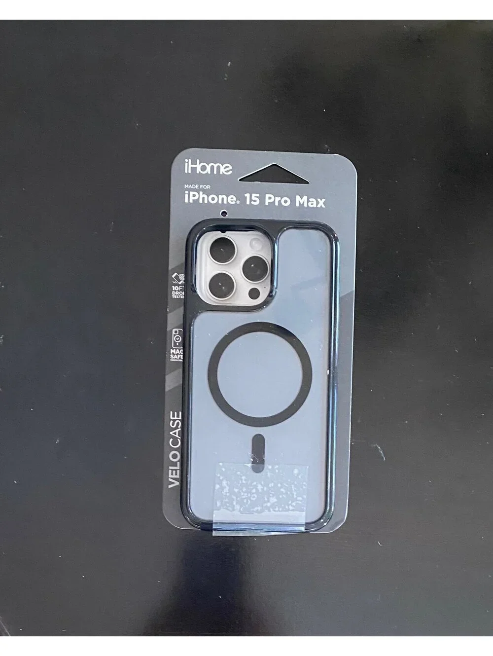 iHome Case for iPhone 15 Pro Max Black